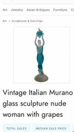 Naakte vrouw Murano vintage glas sculptuur, Antiek en Kunst, Ophalen