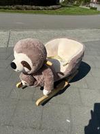Peluche à Bascule en Bois avec Ceinture de Sécurité, Ophalen