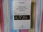 Haiku  Anthologie du poème court Japonais, Gelezen, Non-fictie, Ophalen of Verzenden, Haiku