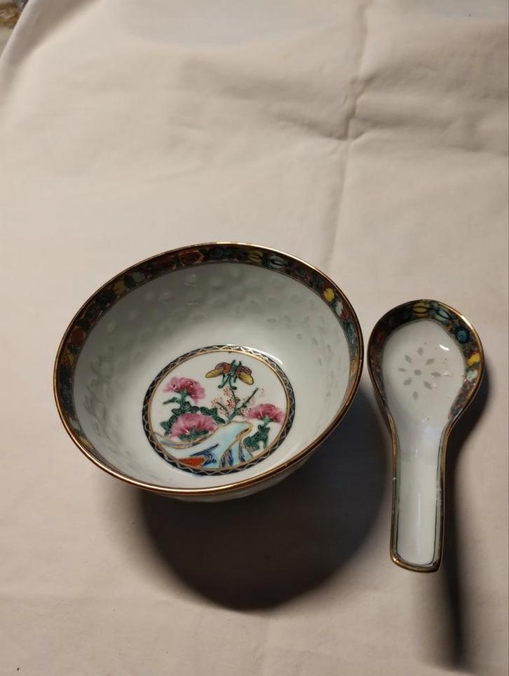 porseleinen rijst- of soepkom, Antiek en Kunst, Antiek | Porselein