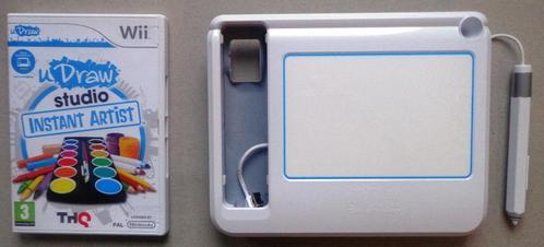 U draw studio instant artist + tekenbord voor de Wii, Games en Spelcomputers, Games | Nintendo Wii, Gebruikt, Ophalen of Verzenden