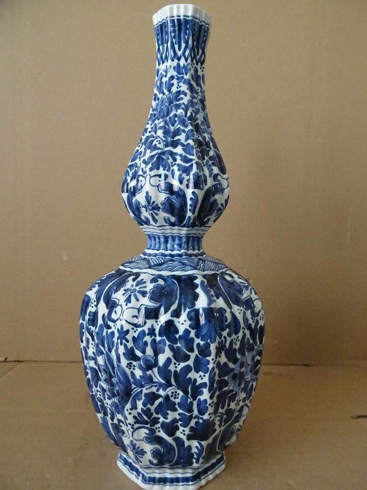 Antieke Delfts blauwe vaas Oud Delft antieke vaas Delft 35cm, Antiek en Kunst, Antiek | Vazen, Ophalen of Verzenden