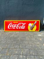 Coca-Cola 1957 emaille plaat, Verzamelen, Merken en Reclamevoorwerpen, Ophalen, Zo goed als nieuw, Reclamebord