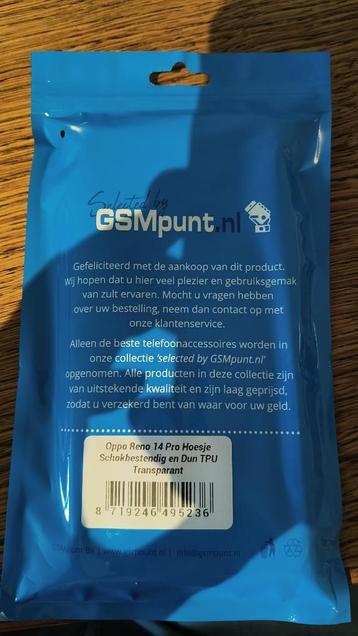 transparante cover Oppo reno 14 PRO (nieuw) beschikbaar voor biedingen