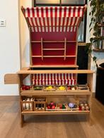 Grote houten supermarkt met accessoires, Kinderen en Baby's, Ophalen, Gebruikt, Hout, Speelkeuken