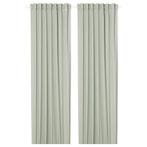 Vitragegordijnen/Curtains (SILVERLÖNN,IKEA) x2, Huis en Inrichting, Stoffering | Gordijnen en Lamellen, Ophalen, Grijs, 100 tot 150 cm