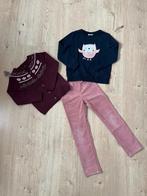 JBC H&M en TEX roze broek velours + vest + trui 128, Ophalen of Verzenden, H & M, Meisje, Broek