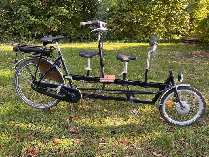 'Elektrische onderwater/ouder-kindtandem, Fietsen en Brommers, Elektrische fietsen, Gebruikt, Overige merken, 30 tot 50 km per accu
