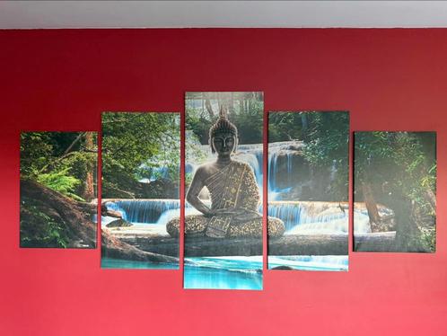 Tableau décoratif Bouddha 200x100 cm, Huis en Inrichting, Woonaccessoires | Lijsten, Gebruikt, 75 cm of meer, 125 cm of meer, Ophalen