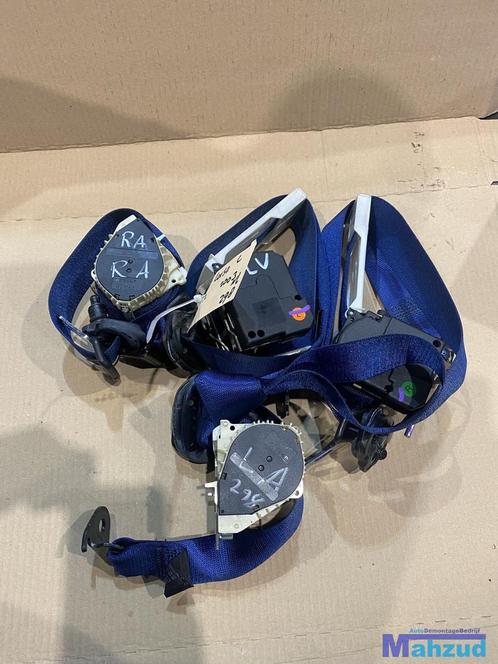 OPEL CORSA C blauw gordel set links rechts voor achter, Auto-onderdelen, Interieur en Bekleding, Opel, Gebruikt