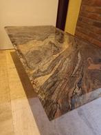 Graniet salontafel, voet en blad. Massief 2cm, blad uit 3cm., Huis en Inrichting, Ophalen, Gebruikt