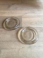 Twee glazen onderzetters, Huis en Inrichting, Woonaccessoires | Onderzetters, Ophalen, Gebruikt