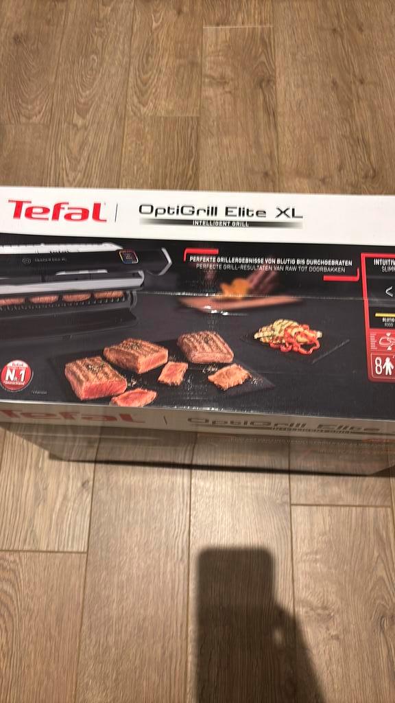 Tefal OptiGrill Elite XL, Electroménager, Grils de contact, Neuf, Enlèvement
