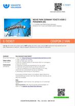 Movie park germany, Tickets & Billets, Loisirs | Parcs d'attractions