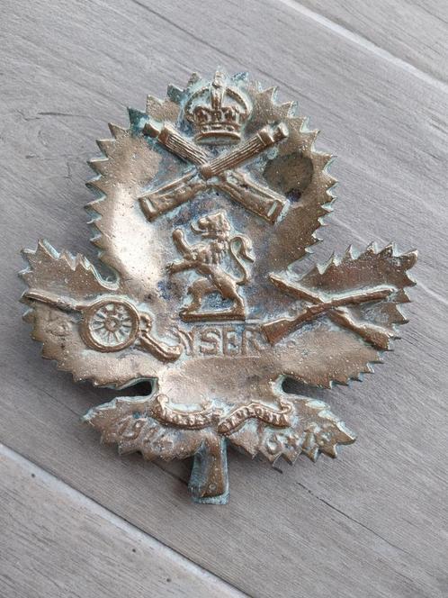 Trench Art asbak wo1 Yser 1914-1916, Verzamelen, Militaria | Algemeen, Ophalen of Verzenden