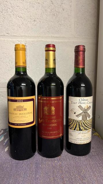 3 flessen Medoc collector items beschikbaar voor biedingen