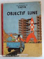 Objectif Lune :  Hergé : Tintin : B8 1953 : GRAND FORMAT, Gelezen, Eén stripboek, Ophalen of Verzenden, Hergé.