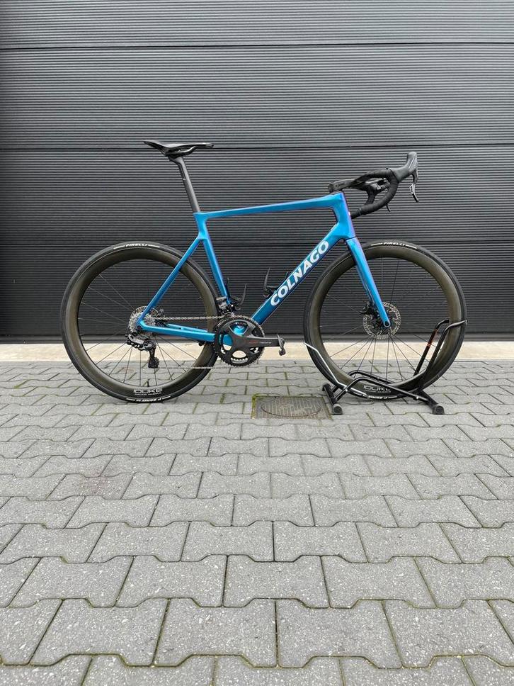 Colnago V4Rs Disc Super Record EPS - 55 cm - RVBU, Vélos & Vélomoteurs, Vélos | Vélos de course, Comme neuf, Hommes, Plus de 20 vitesses