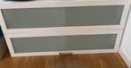 IKEA witte  keukenkast met melkglas, Huis en Inrichting, Ophalen, Gebruikt, 100 tot 150 cm, Minder dan 100 cm