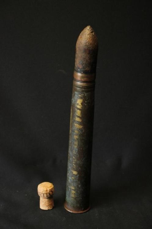 WO2 Duitse 3,7 cm Pak huls LEEG, Verzamelen, Militaria | Tweede Wereldoorlog, Ophalen of Verzenden