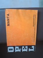 Handleiding  Opel Manta, Enlèvement ou Envoi
