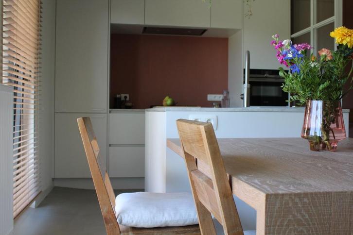 Aanbouw tafel, Huis en Inrichting, Tafels | Eettafels, Zo goed als nieuw, 100 tot 150 cm, 100 tot 150 cm, Vier personen, Rechthoekig