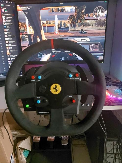 Thrustmaster T300RS édition Ferrari avec volant supplémentai, Consoles de jeu & Jeux vidéo, Consoles de jeu | Sony Consoles | Accessoires