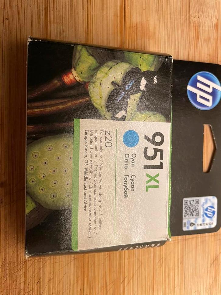 HP 951XL originele high-capacity cyaan inktcartridge, Computers en Software, Printerbenodigdheden, Cartridge, Ophalen