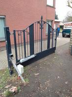 Electrische poort, Tuin en Terras, Tuinpoorten, Ophalen, Staal, Zo goed als nieuw, 200 cm of meer