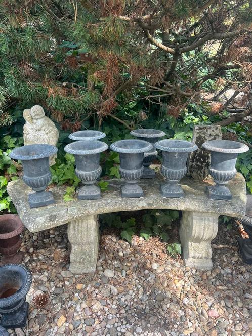 Vases de jardin en fonte, Jardin & Terrasse, Vases de jardin, Comme neuf, Enlèvement ou Envoi