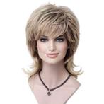 Pruik schouderlang haar in lagen blondmix kleur R10-26, Handtassen en Accessoires, Uiterlijk | Haarverzorging, Verzenden, Nieuw
