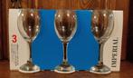 3 wijnglazen in een Imperial geschenkdoos, Ophalen, Glas of Glazen, Nieuw, Glas