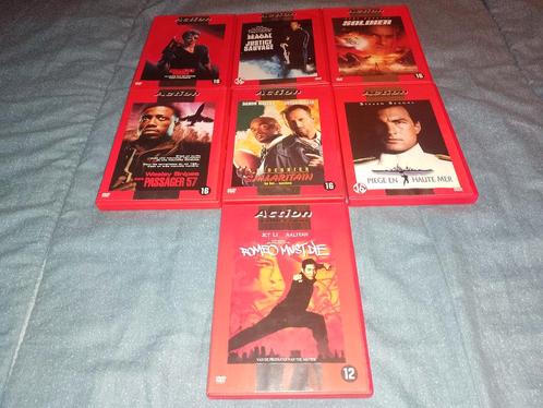 Te koop lot van 7 dvd-films uit de Action-collectie, Cd's en Dvd's, Dvd's | Actie, Zo goed als nieuw, Actie, Vanaf 12 jaar