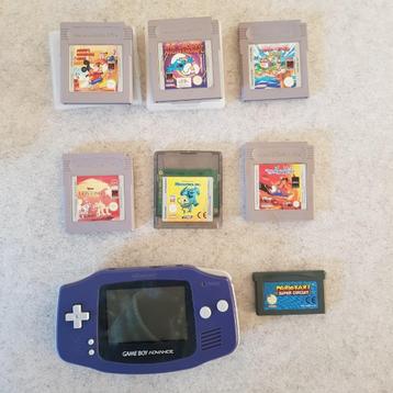 Gameboy advance en spelletjes beschikbaar voor biedingen