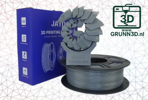 JAYO 3D filament PETG Zilver 1.75mm rol a 1,1 kilo., Computers en Software, 3D-printerbenodigheden, Nieuw, Ophalen of Verzenden