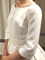 Trouwkleed + sluier maat 36 ongedragen van modeontwerper, Kleding | Dames, Trouwjurk, Beige, Zo goed als nieuw, Ophalen