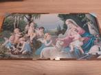 Vintage illustratie onder glas, Ophalen of Verzenden, Gebruikt