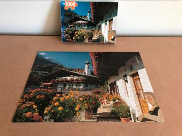 Puzzel Alpen Grainau 1000 stukjes - compleet! beschikbaar voor biedingen