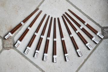 11 paar chopsticks uit Taiwan - splinternieuw !!!, Envoi, Neuf, Bois