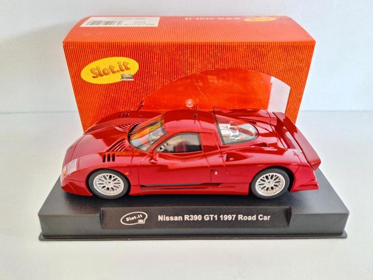 Slot-it Nissan R390 GT1 1997 Road Car SICA04a, Kinderen en Baby's, Speelgoed | Racebanen, Nieuw, Racebaan, Elektrisch, Overige merken