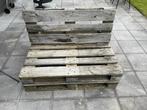 Tuinbank 2-zits hout, Comme neuf, 2 places, Banque, Bois