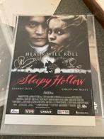 Gesigneerde Belgische filmposter Sleepy Hollow, Ophalen of Verzenden, A1 t/m A3, Zo goed als nieuw, Rechthoekig Staand