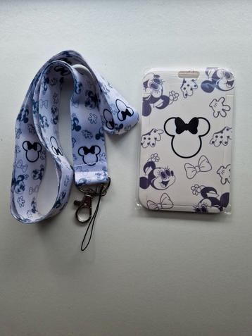 Porte-carte Disney, Minnie Mouse, blanc, Neuf