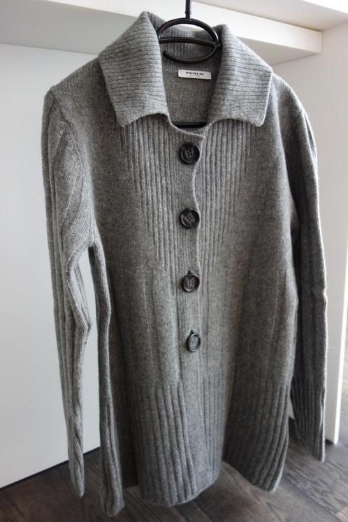 Gilet gris moyen "PUBLIC" Envoi compris, Kleding | Dames, Truien en Vesten, Gedragen, Grijs, Verzenden