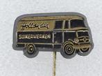SP2215 Speldje Hollandia Suikerwerken bestelwagen, Collections, Broches, Pins & Badges, Utilisé, Enlèvement ou Envoi
