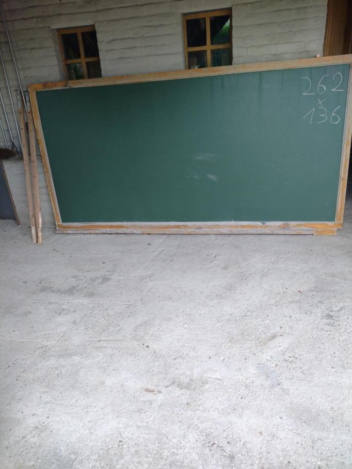 zeer groot gaaf vintage schoolbord, krijtbord, Diversen, Schoolborden, Gebruikt, Krijtbord, Ophalen