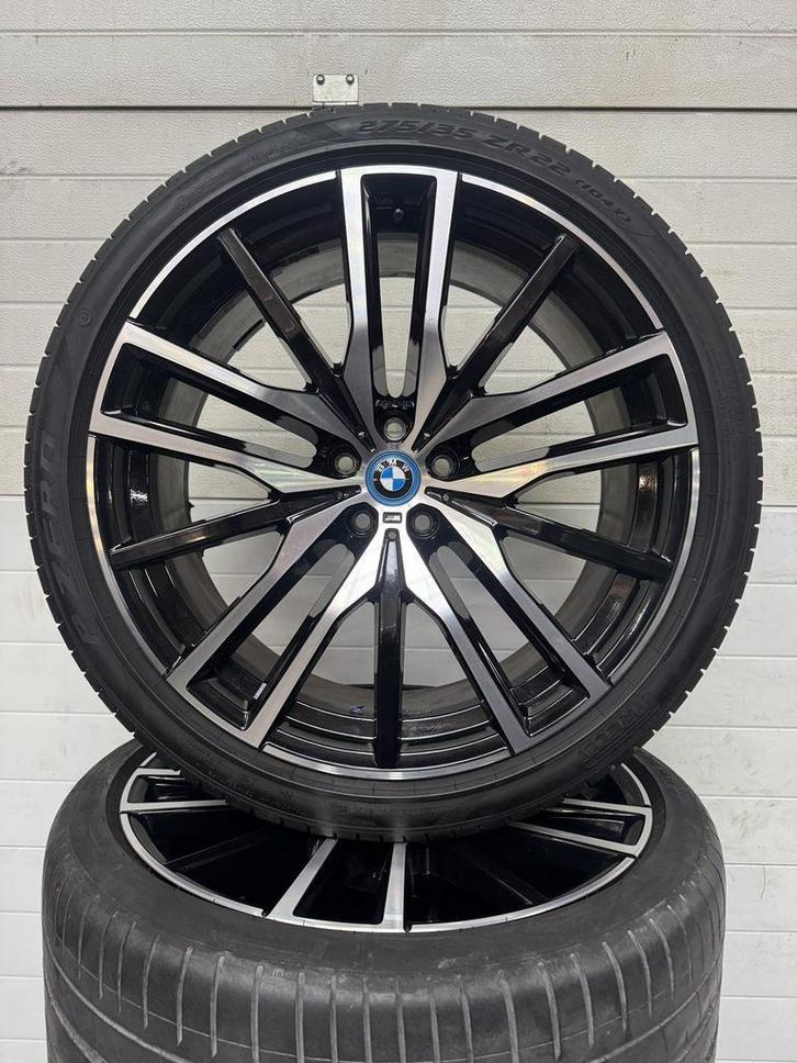 DEMO 22’’ BMW X5 X6 G05 G06 VELGEN ZOMERBANDEN ORIG SET TPMS, Auto-onderdelen, Banden en Velgen, Banden en Velgen, Zomerbanden