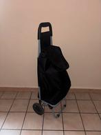 Boodschappentrolley, Handtassen en Accessoires, 40 tot 60 cm, Zwart, Zo goed als nieuw, Wieltjes