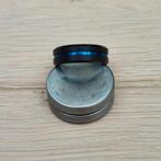 Bague noire avec encoche bleue (Nouveau), Neuf, Autres couleurs, Femme ou Homme, Fer ou Acier