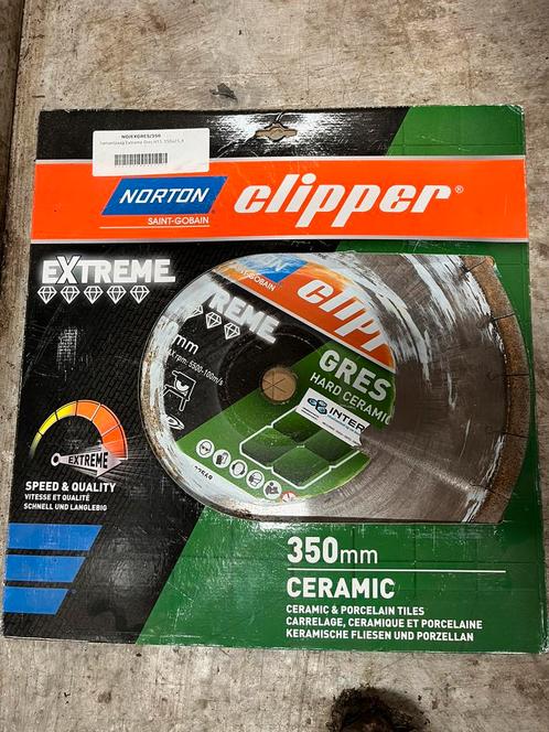 Norton clipper extreme gres 350mm, Doe-het-zelf en Bouw, Gereedschap | Slijpmachines, Zo goed als nieuw, Ophalen